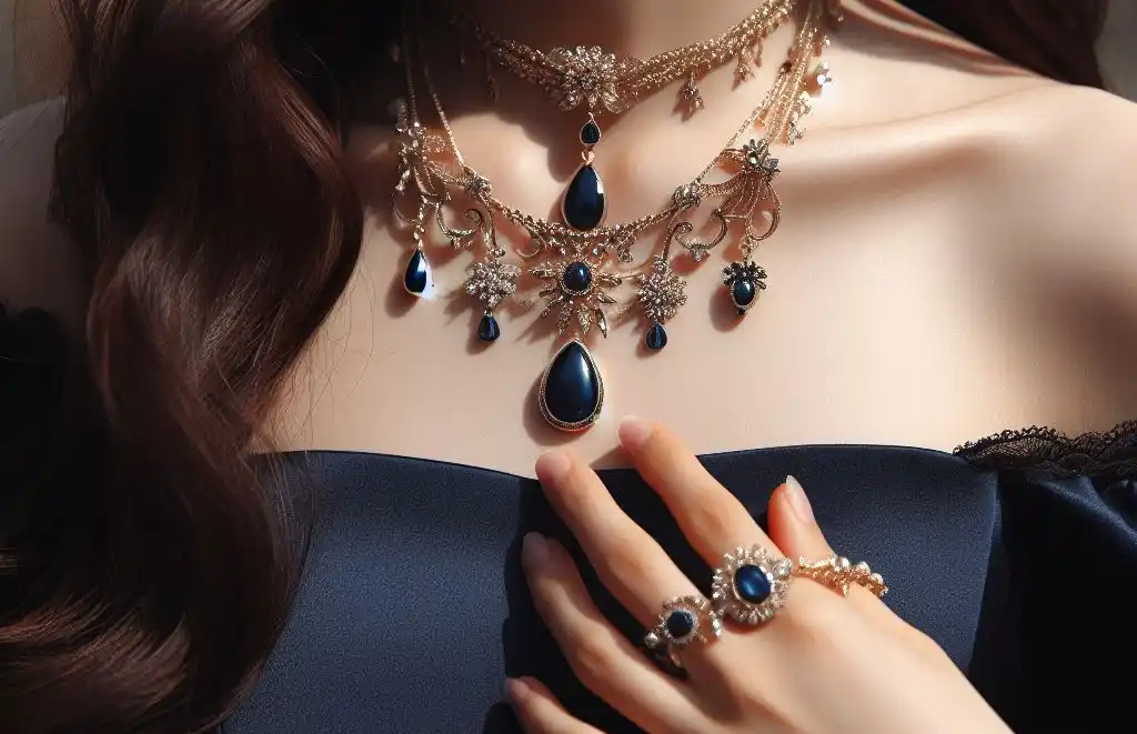Jewelry Goes with a Navy Blue Dress
