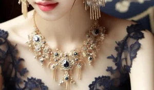Read more about the article What Color Jewelry Goes with a Navy Blue Dress? Simplify Your Choice