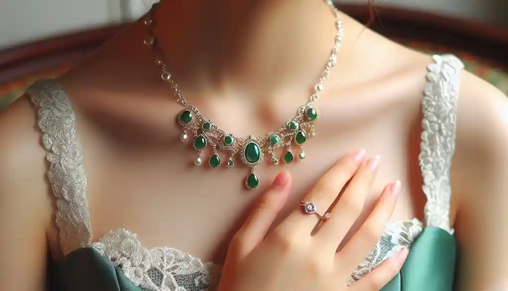 You are currently viewing What Color Jewelry Goes With A Green Dress? Finding Your Sparkle