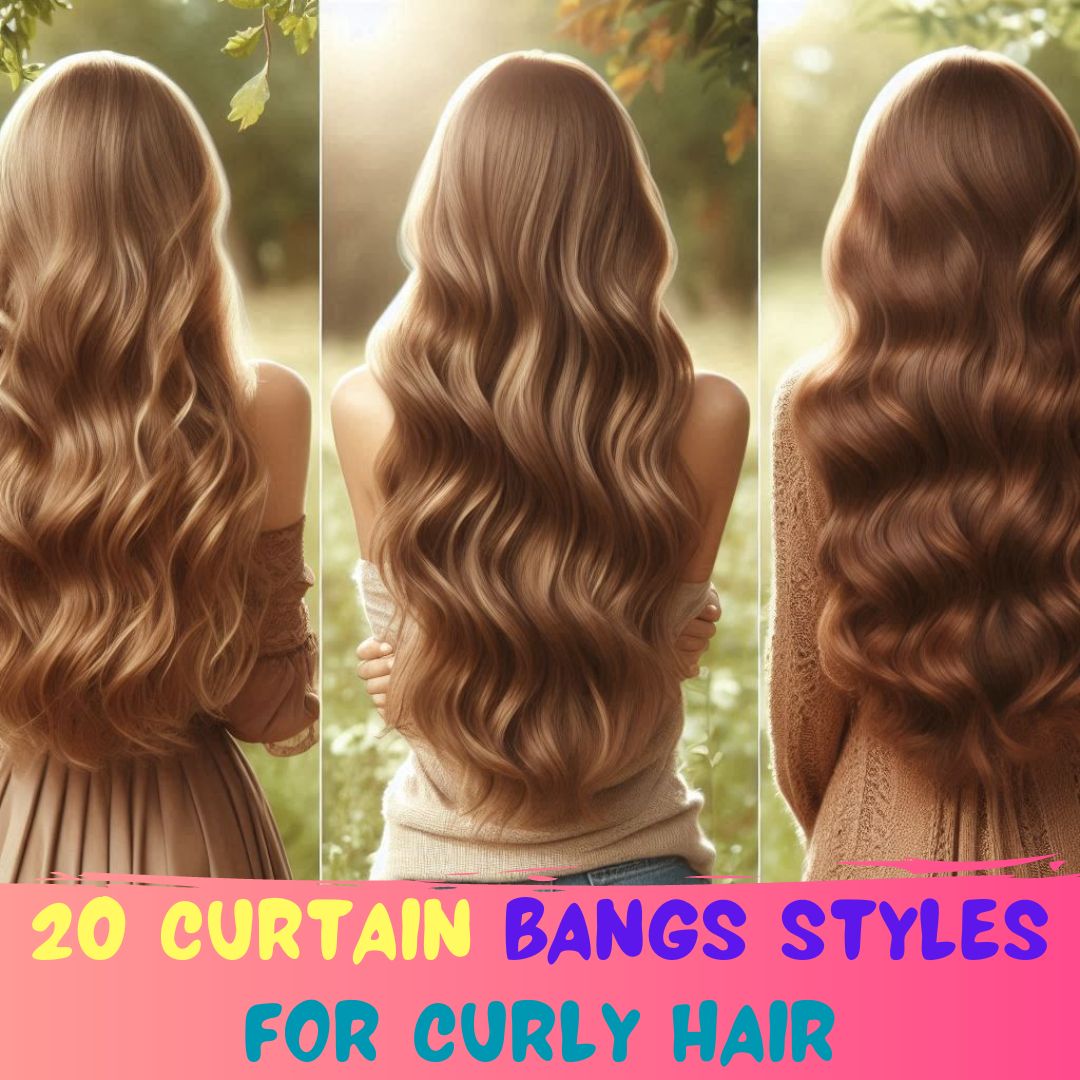 You are currently viewing 20 Curtain Bangs Style Ideas for Curly Hair to Try In 2024