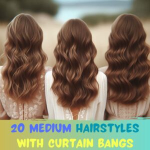 Read more about the article 20 Medium Hairstyle Ideas with Curtain Bangs In 2024