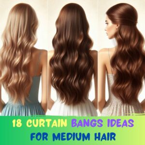 Read more about the article 18 Curtain Bangs Style Ideas For Medium Hair