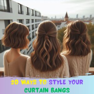 Read more about the article 20 Quick and Easy Way to Style Curtain Bangs