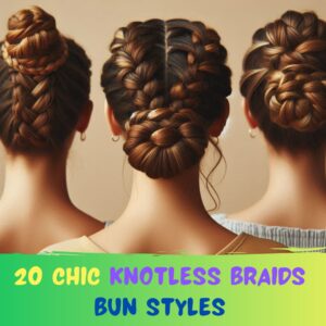 Read more about the article 20 Chic Knotless Braids Style Bun Ideas In 2024